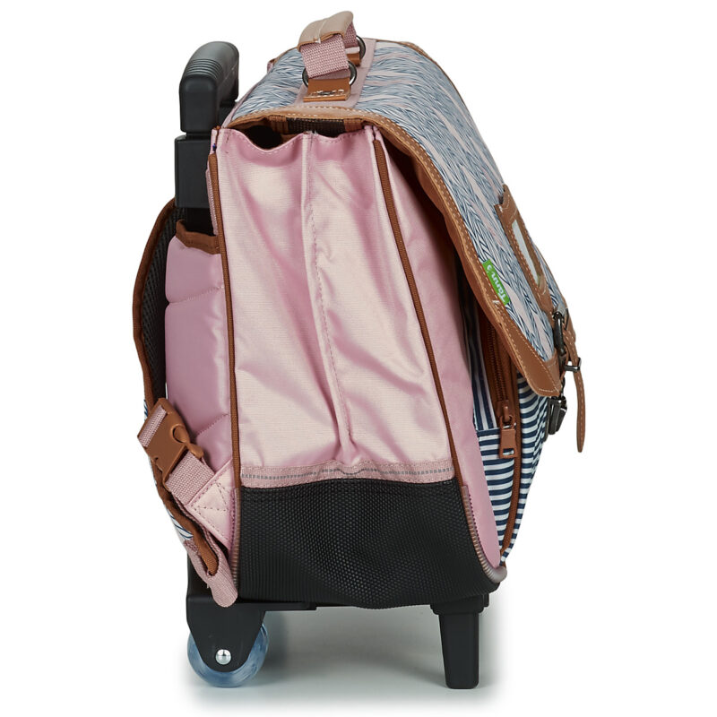 con rotelle Bambina Tann's CREATION FLORE TROLLEY CARTABLE 38 CM Rosa Cartelle con rotelle Bambina - 3