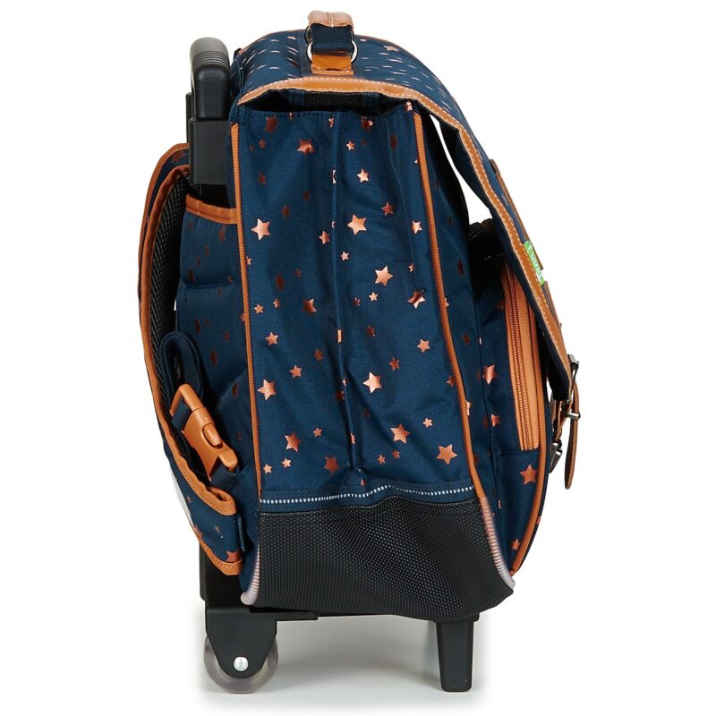 con rotelle Bambina Tann's ETOILE MARINE TROLLEY CARTABLE 41CM Blu Cartelle con rotelle Bambina - 3