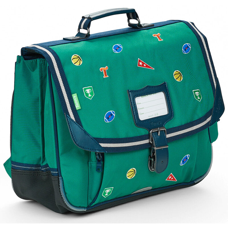 Tann's DAN CARTABLE 38 CM POCHE GOURDE Verde Cartella Bambino - 2