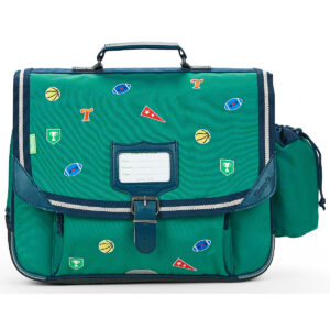 Cartella ragazzo Tann's  DAN CARTABLE 38 CM POCHE GOURDE  Verde Tann's 3662498096858
