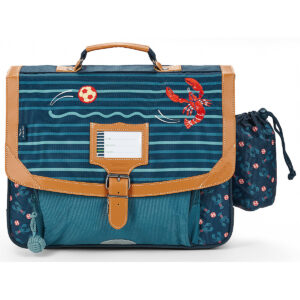Cartella ragazzo Tann's  TANN'S X ARMOR LUX TITOUAN 38CM GOURDE  Blu Tann's 3662498097626