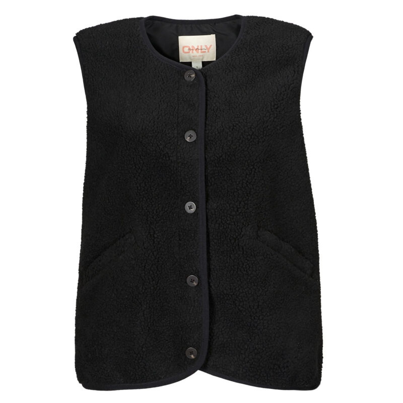 Gilet / Cardigan Only Gilet/cardigan noir pour femme ONLBABY - 1