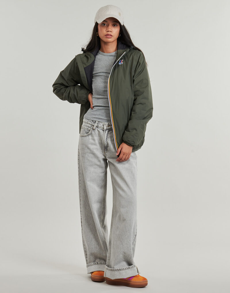 Giubbotto K-Way LE VRAI 4.0 CLAUDE WARM Kaki Giubbotti Donna - 2