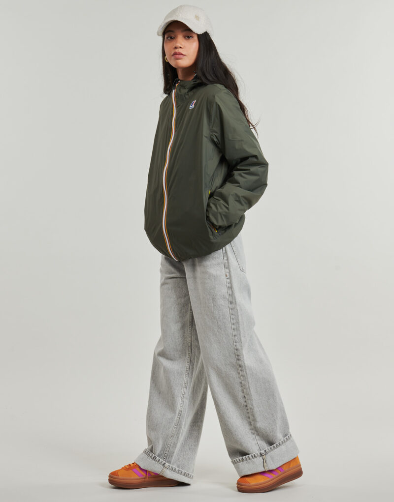 Giubbotto K-Way LE VRAI 4.0 CLAUDE WARM Kaki Giubbotti Donna - 3