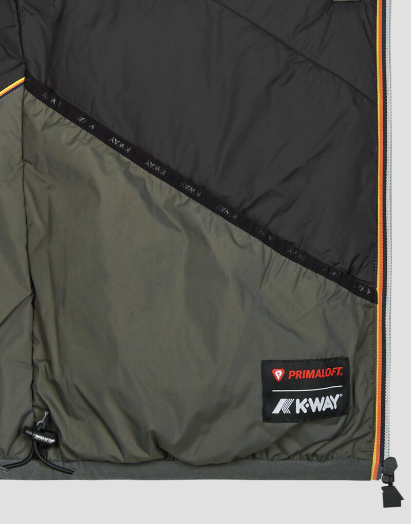 Giubbotto K-Way LE VRAI 4.0 CLAUDE WARM Kaki Giubbotti Donna - 7