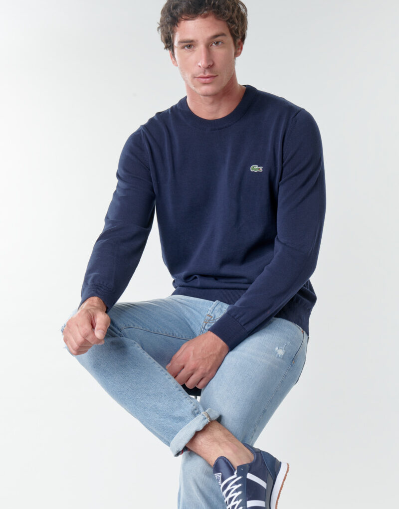 Maglione  Lacoste  AH1985  Blu -  Maglioni Uomo - 5