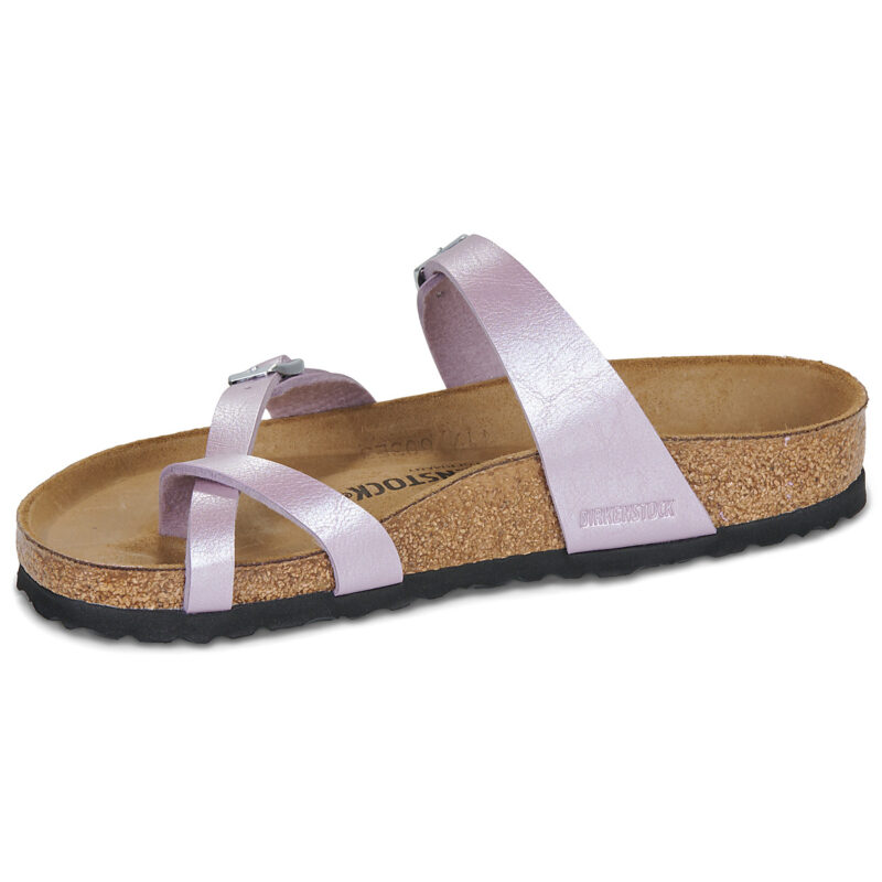 BIRKENSTOCK Mayari Birko-flor / Perla / Orchid / Regular Viola Ciabatte Donna - 4