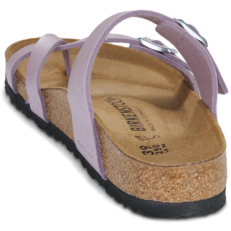 BIRKENSTOCK Mayari Birko-flor / Perla / Orchid / Regular Viola Ciabatte Donna - 5