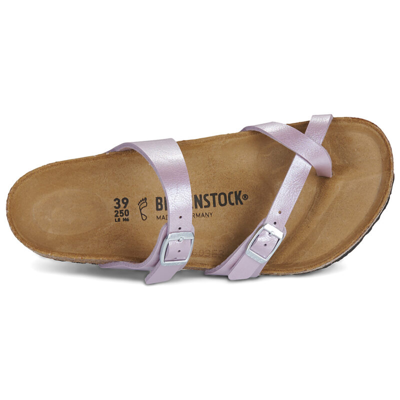 BIRKENSTOCK Mayari Birko-flor / Perla / Orchid / Regular Viola Ciabatte Donna - 6