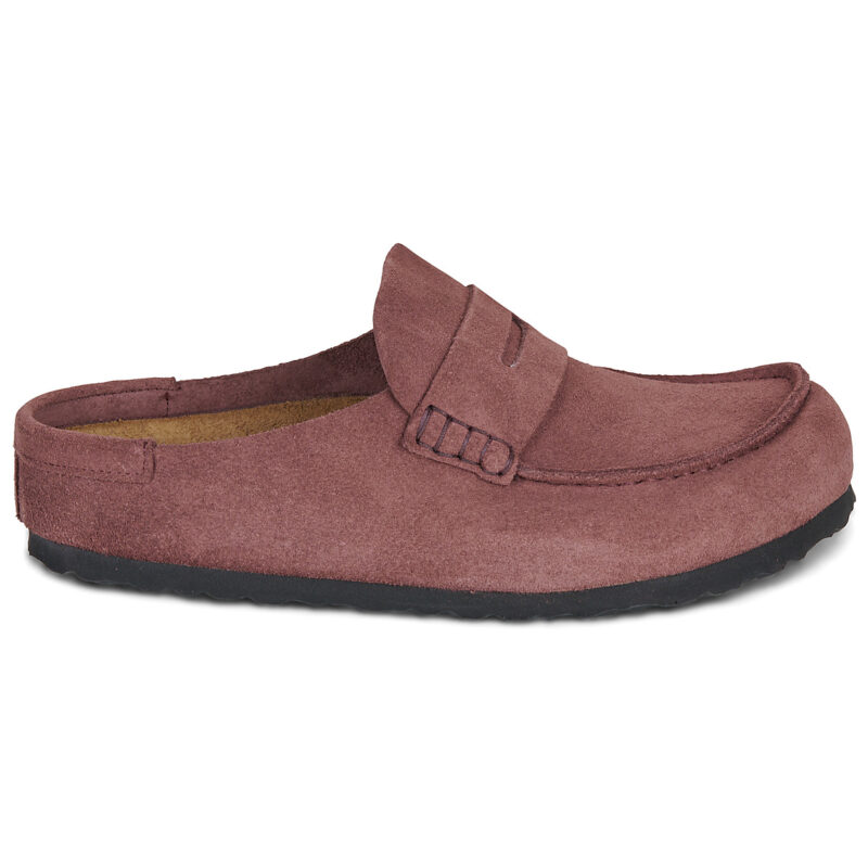 BIRKENSTOCK Naples Suede / Pepper / Stretto Bordeaux Zoccoli Donna - 2