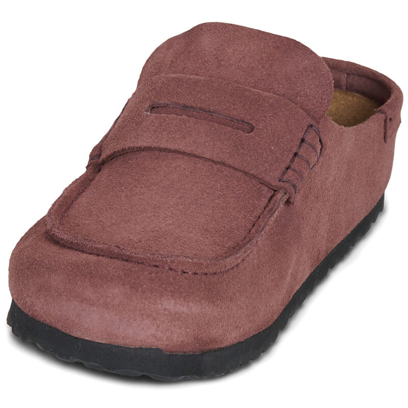 BIRKENSTOCK Naples Suede / Pepper / Stretto Bordeaux Zoccoli Donna - 3