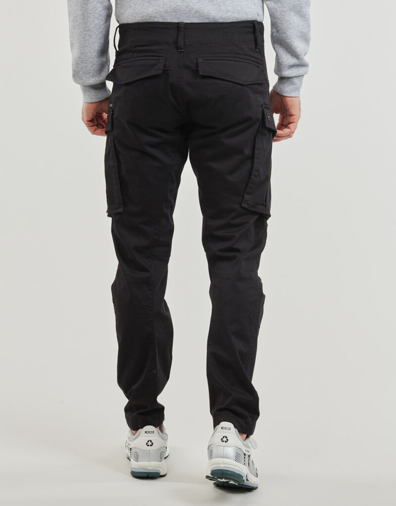 Pantalone Cargo G-Star Raw rovic zip 3d regular tapered Nero Pantalone Cargo Uomo - 4