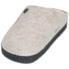 BIRKENSTOCK Amsterdam Standard / Felt / Eggshell / Stretto Beige Pantofole Donna - 3