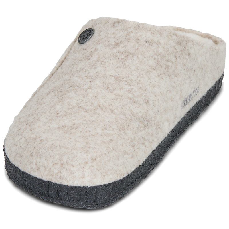 BIRKENSTOCK Amsterdam Standard / Felt / Eggshell / Stretto Beige Pantofole Donna - 3