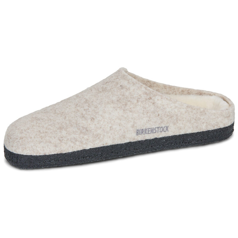 BIRKENSTOCK Amsterdam Standard / Felt / Eggshell / Stretto Beige Pantofole Donna - 4