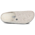 BIRKENSTOCK Amsterdam Standard / Felt / Eggshell / Stretto Beige Pantofole Donna - 6