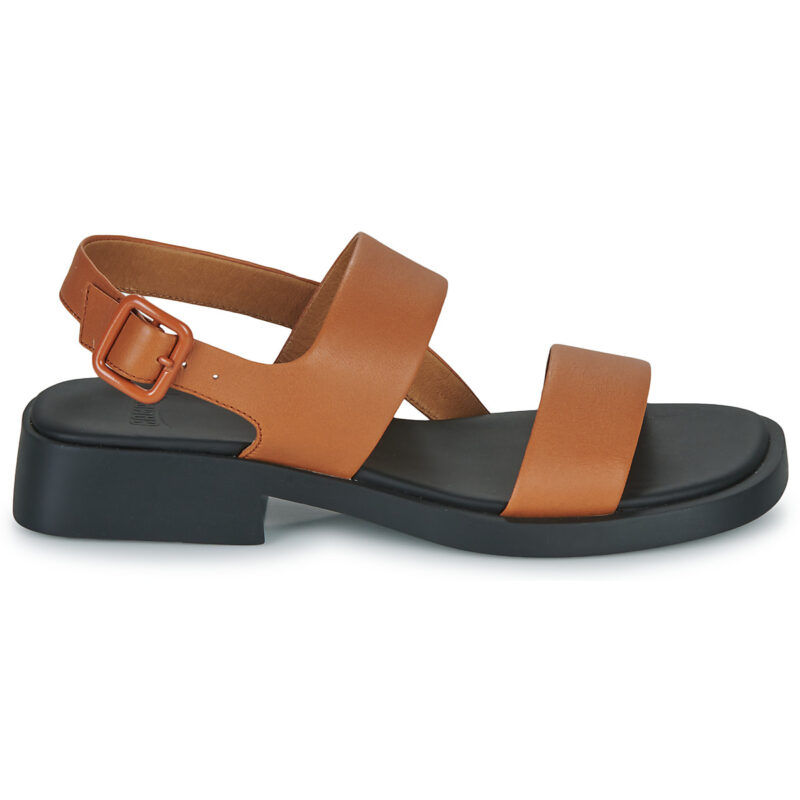 Camper Sandales plates pour femmes DANA Brown - Pointure 2