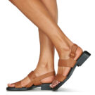 Camper Sandales plates pour femmes DANA Brown - Pointure 8
