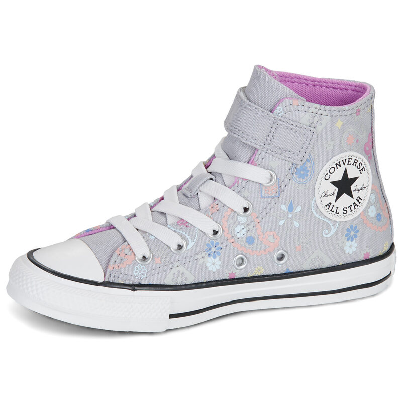 Converse Chuck Taylor All Star 1V Grigio - Sneakers Bambina - 4