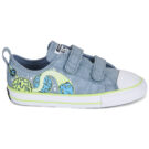 Converse Chuck Taylor All Star 2V Grigio - Sneakers Bambina - 2