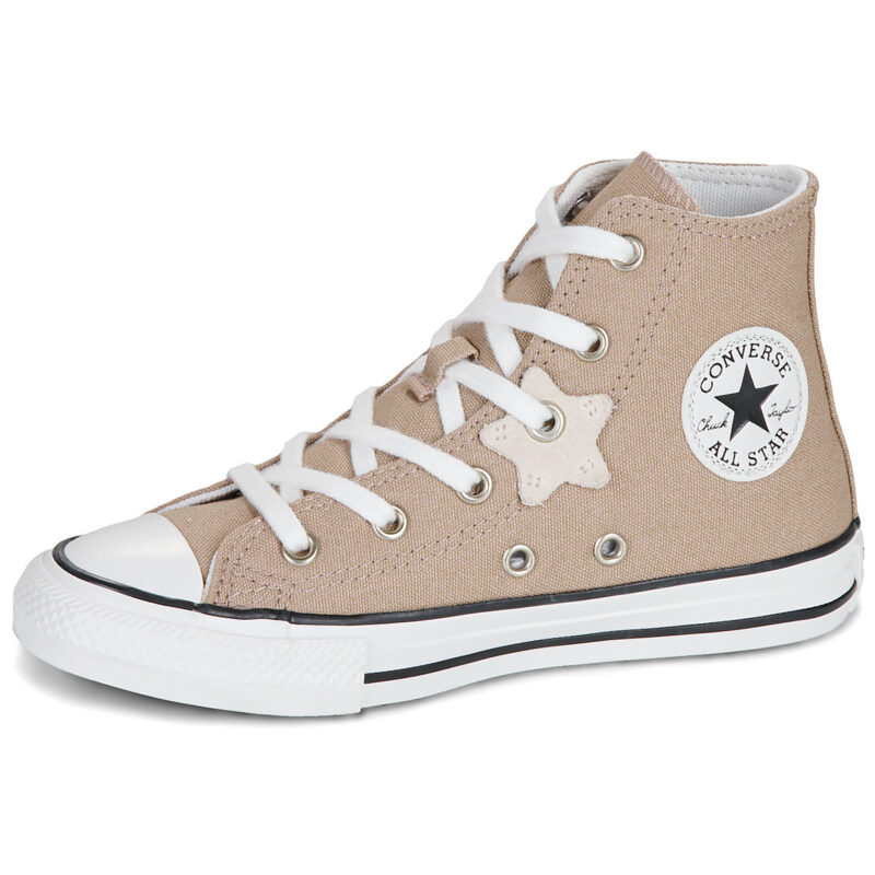 Converse Chuck Taylor All Star Beige - Sneakers Bambina - 4