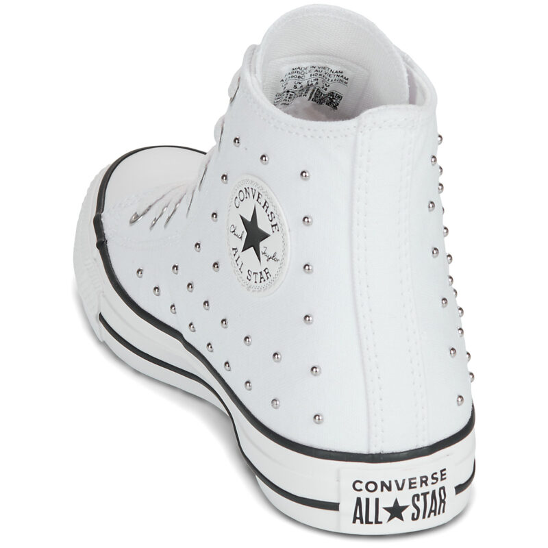 Converse Chuck Taylor All Star Bianco - Sneakers Bambina - 5