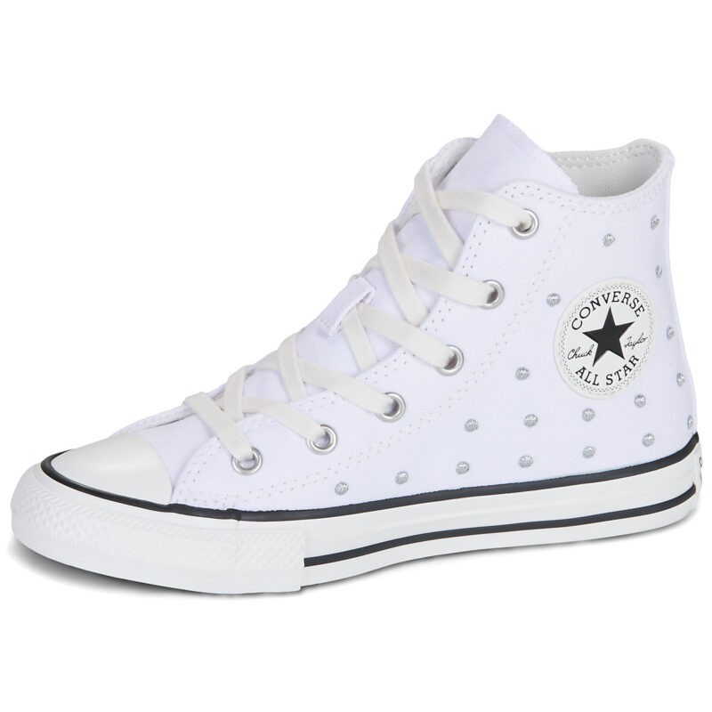 Converse Chuck Taylor All Star Bianco - Sneakers Bambina - 4