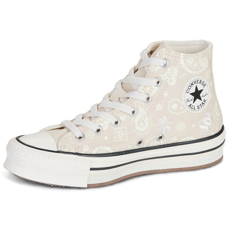 Converse Chuck Taylor All Star EVA Lift Beige - Sneakers Bambina - 4