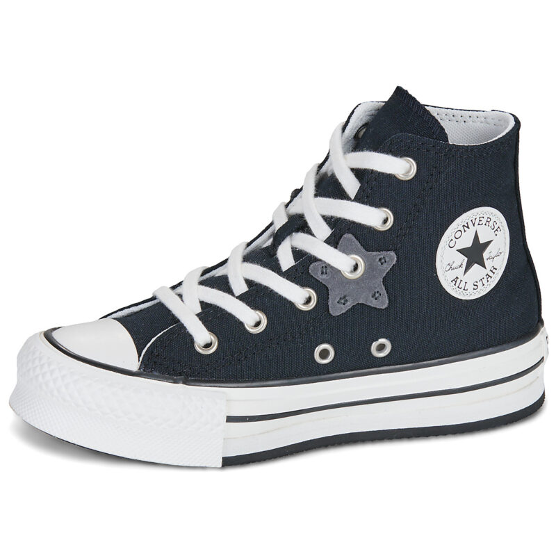Converse Chuck Taylor All Star EVA Lift Nero - Sneakers Bambina - 4