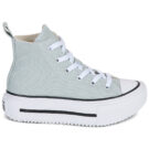 Converse Chuck Taylor All Star Lift Double Stack Grigio - Sneakers Bambina - 2