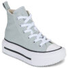 Scarpe bambini ragazza Converse  Chuck Taylor All Star Lift Double Stack  Grigio Converse 194436178096