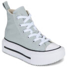 Converse Chuck Taylor All Star Lift Double Stack Grigio - Sneakers Bambina - 1