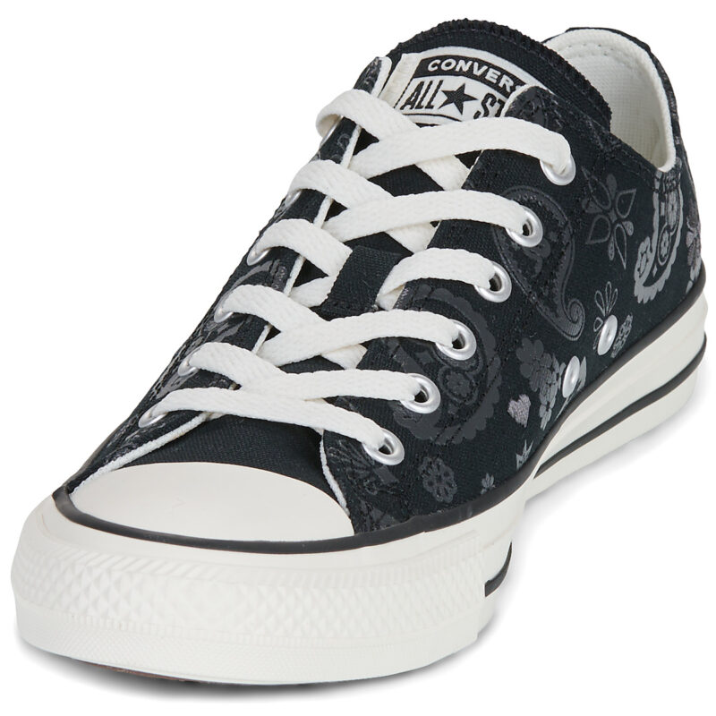 Converse Chuck Taylor All Star Nero - Sneakers Bambina - 3