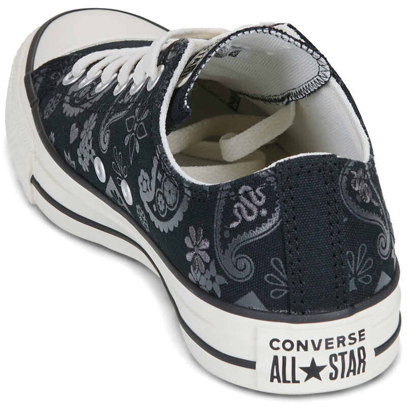 Converse Chuck Taylor All Star Nero - Sneakers Bambina - 5