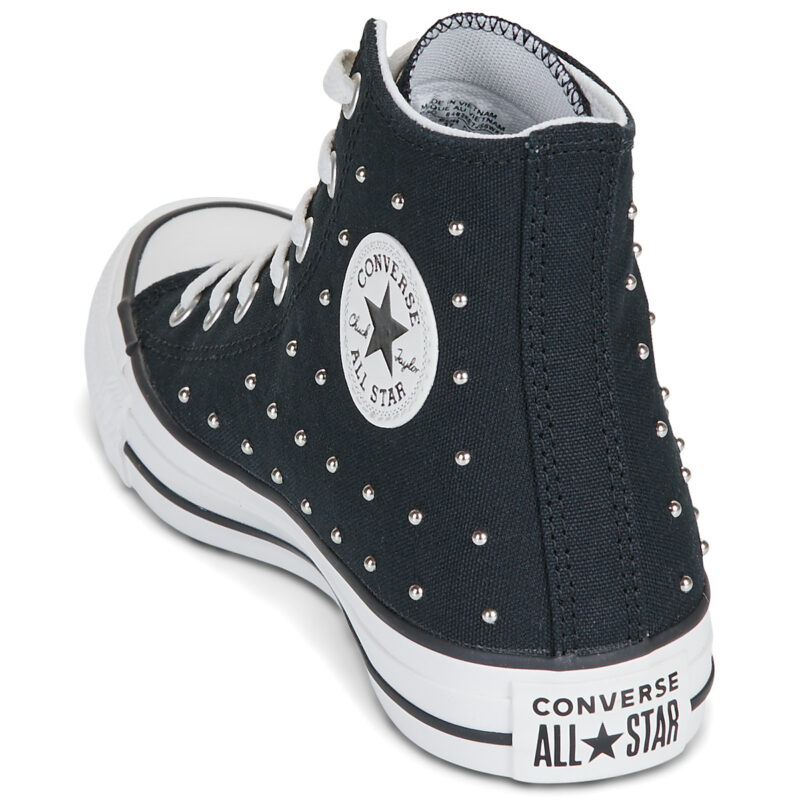 Converse Chuck Taylor All Star Nero - Sneakers Bambina - 5