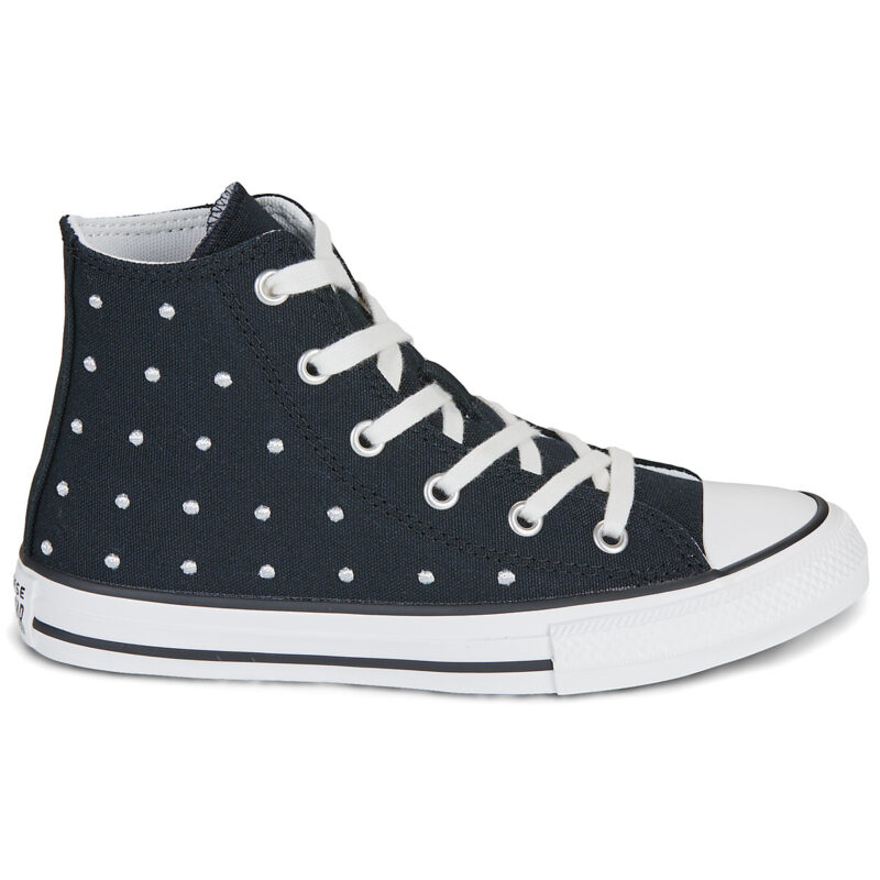 Converse Chuck Taylor All Star Nero - Sneakers Bambina - 2