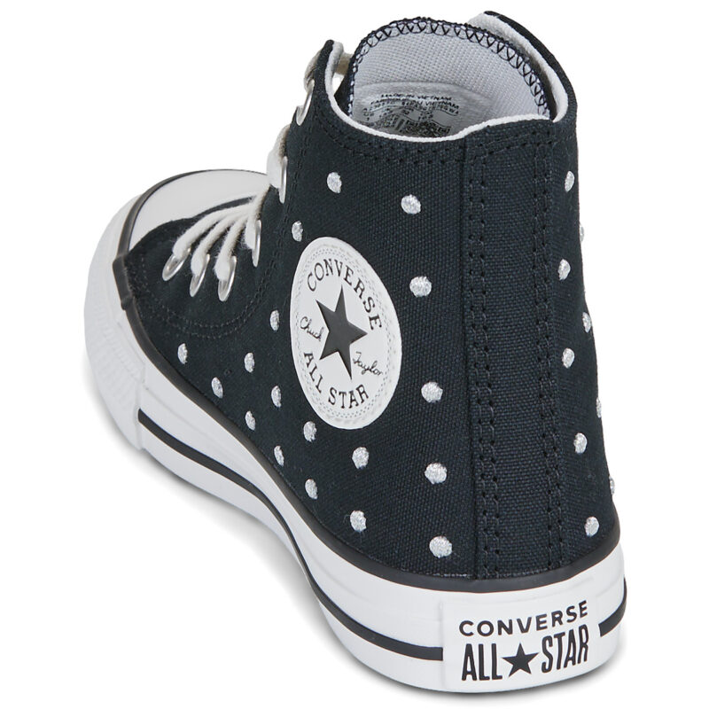 Converse Chuck Taylor All Star Nero - Sneakers Bambina - 5