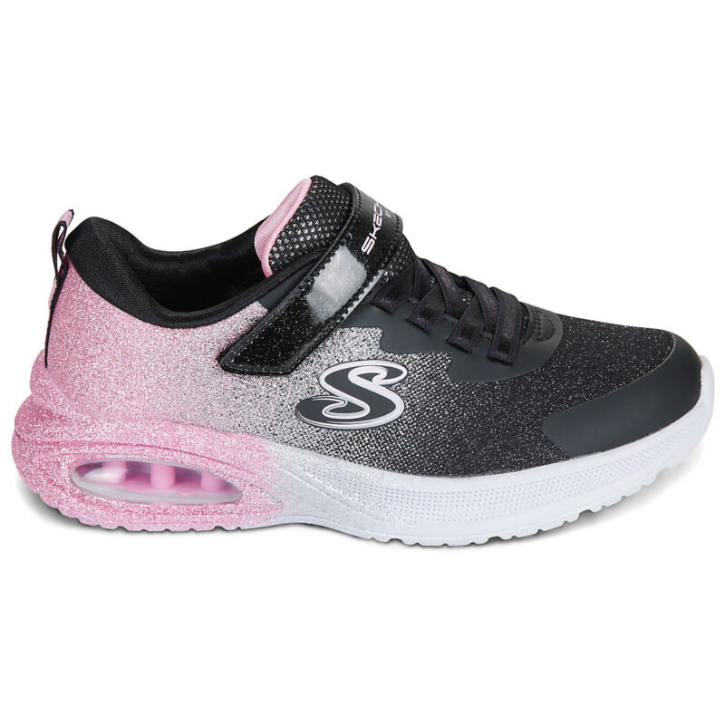Skechers MICROSPEC MAX ADVANCE Μαύρο - Αθλητικά Παπούτσια για Κορίτσια - 2