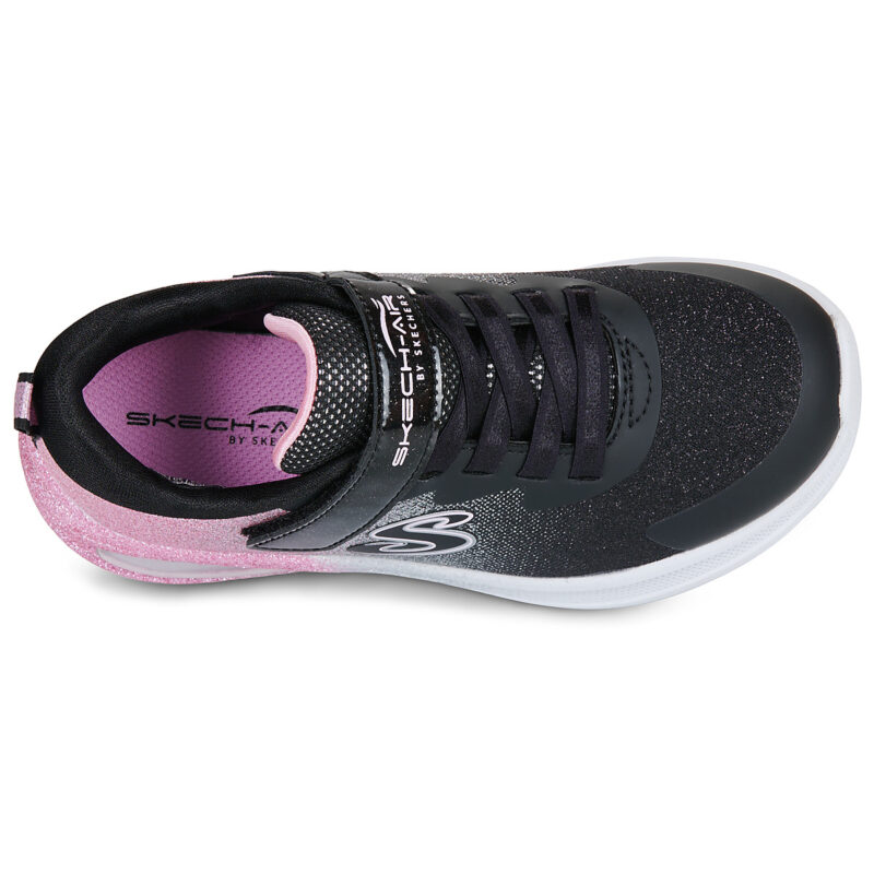 Skechers MICROSPEC MAX ADVANCE Μαύρο - Αθλητικά Παπούτσια για Κορίτσια - 6