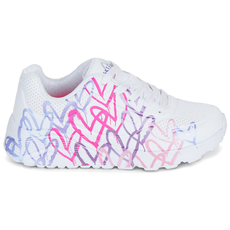 Skechers UNO LITE Bianco - Sneakers Bambina - 2