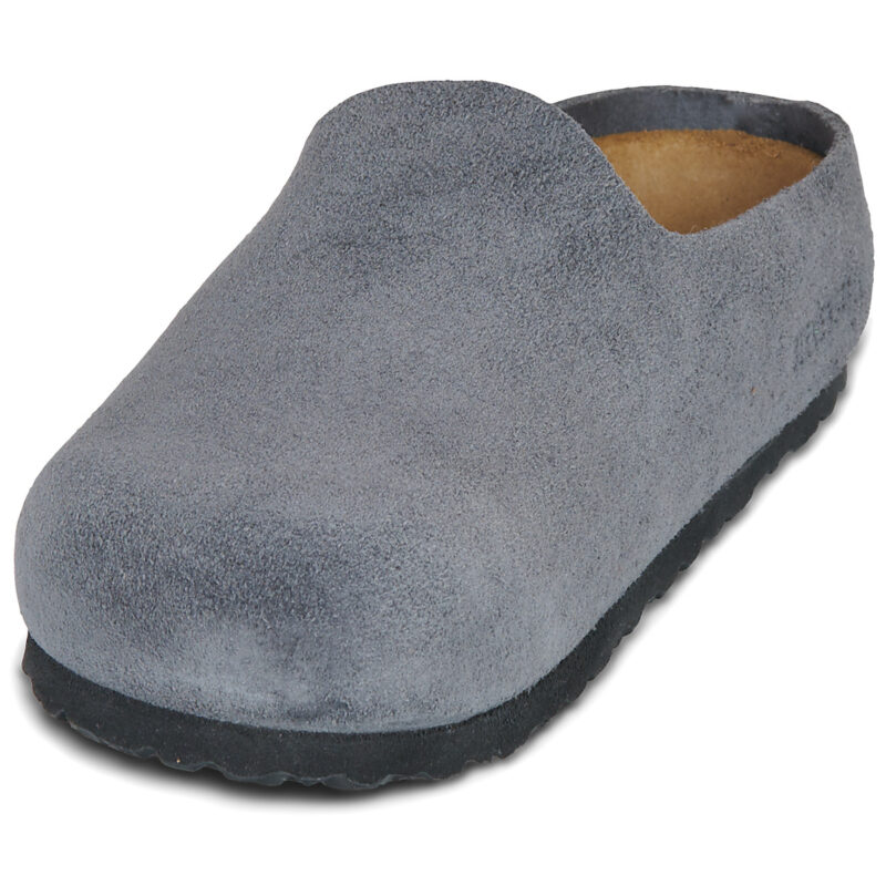 BIRKENSTOCK Amsterdam Suede / Charcoal / Stretto Grigio Zoccoli Uomo - 3