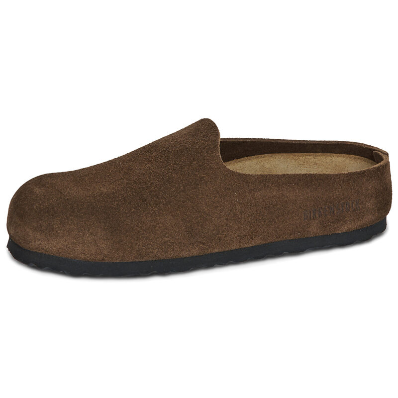BIRKENSTOCK Amsterdam Suede / Carafe / Stretto Marrone Zoccoli Uomo - 4