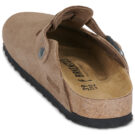 BIRKENSTOCK Boston Suede / Nero / Tea / Stretto Marrone Zoccoli Uomo - 5