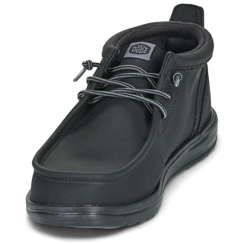 HEYDUDE  Wally Mid GripR Classic  Nero -  Slip on Uomo - 3