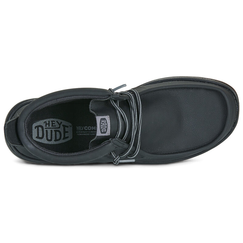HEYDUDE  Wally Mid GripR Classic  Nero -  Slip on Uomo - 6