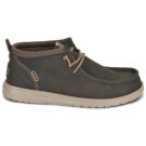 HEYDUDE  Wally Mid GripR Classic  Marrone -  Slip on Uomo - 2