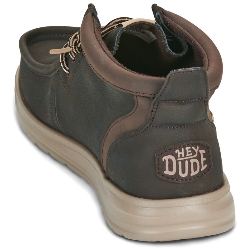 HEYDUDE  Wally Mid GripR Classic  Marrone -  Slip on Uomo - 5