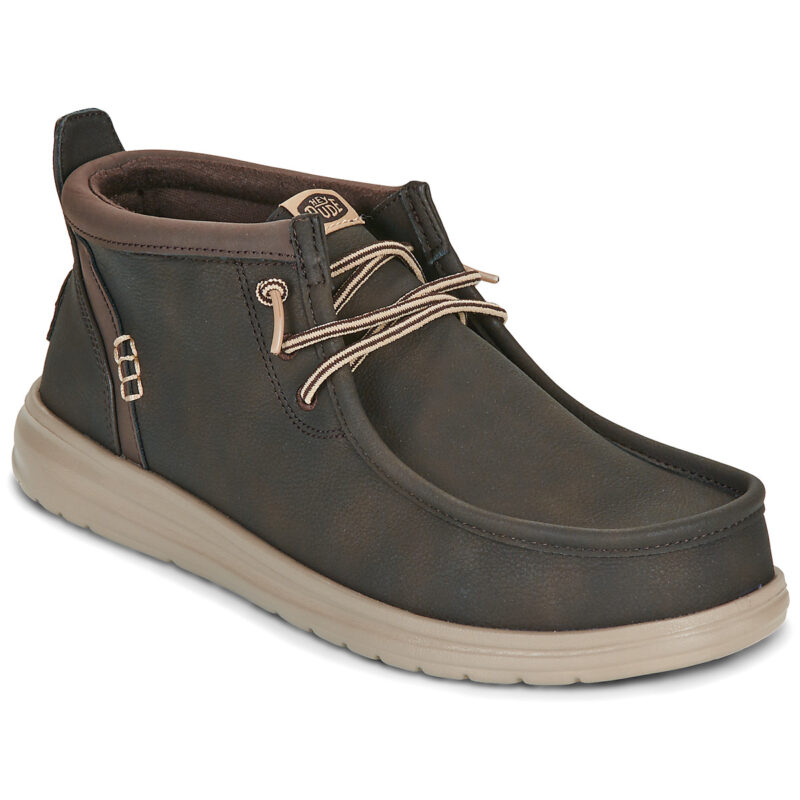 HEYDUDE  Wally Mid GripR Classic  Marrone -  Slip on Uomo - 1