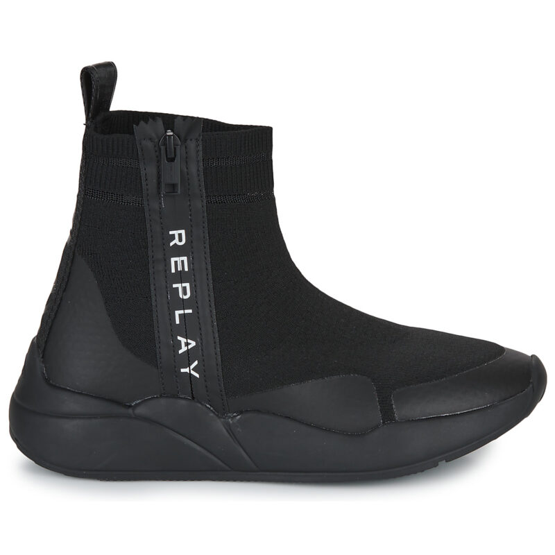 Replay HERA ZETA Nero Sneakers alte Donna - 2