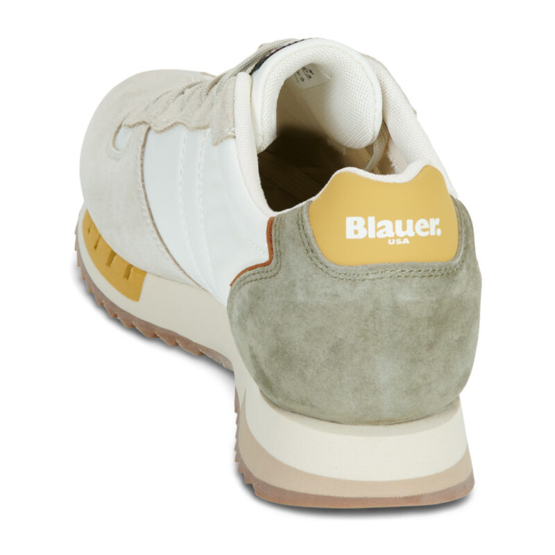 Blauer QUEENS Blanc - Baskets montantes pour homme - Taille 5